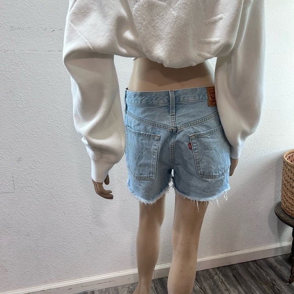 Levi's Blue Jean Shorts Relaxed Fit - Picture 15 of 16